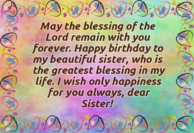 Happy Wishes For Sister
