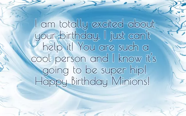 Happy Bday Minion Happy Bday Minion