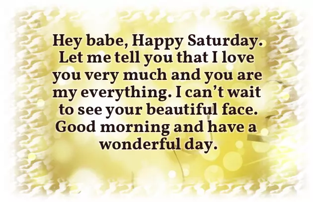 Happy Saturday Good Morning