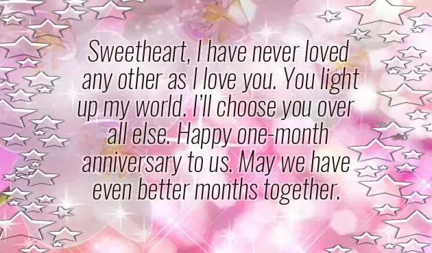 Wishes For One Month Anniversary Wishes For One Month Anniversary