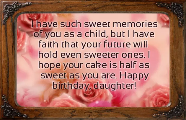 Birthday Wishes For Lovely Daughter