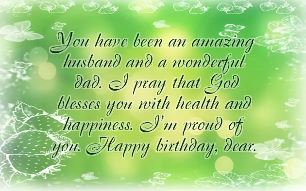 Unique Birthday Wishes For Husband With Love