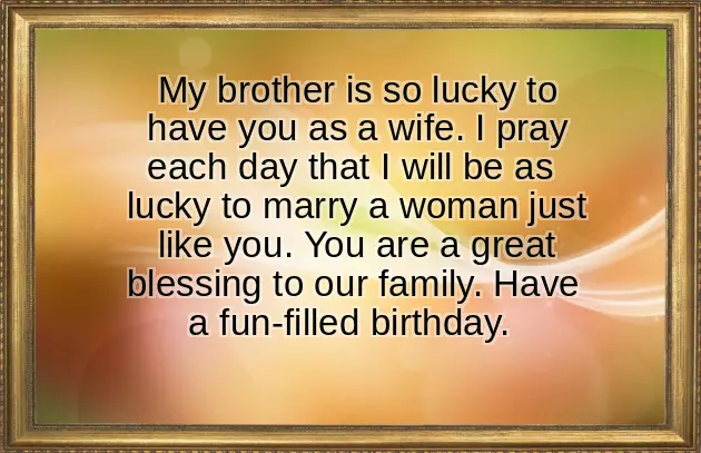 Greetings For Sister In Law