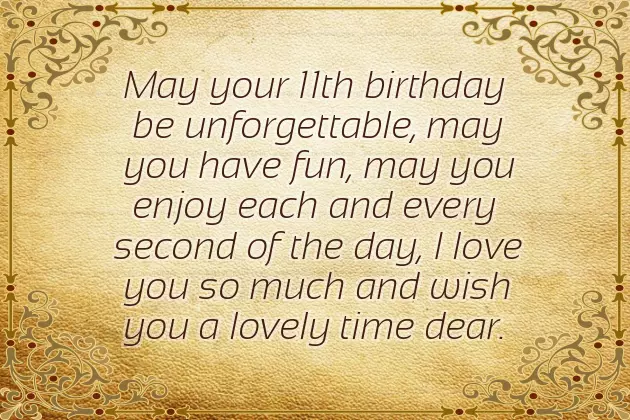 Birthday Wishes For My Son Turning 11