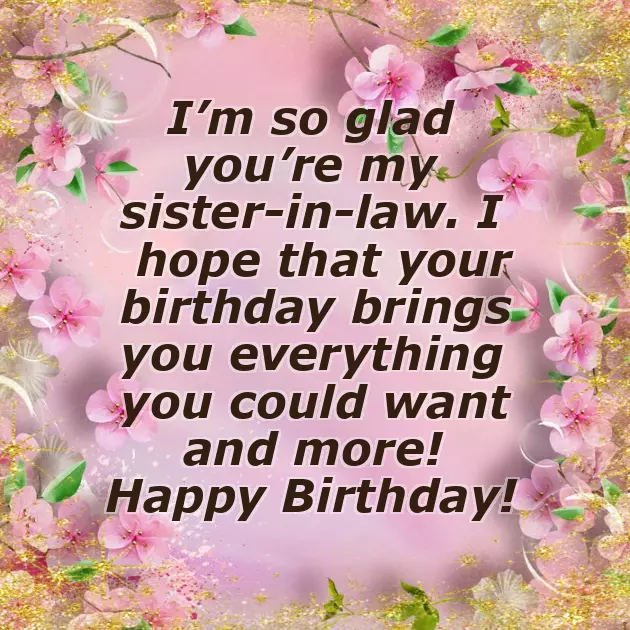 Happy Birthday Msg For Sister In Law Happy Birthday Msg For Sister In Law