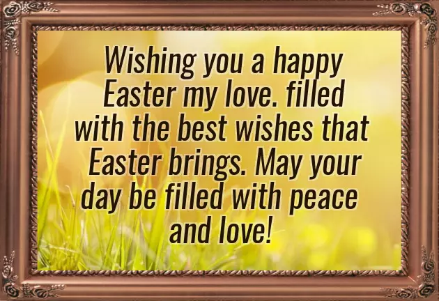 Easter Message For My Love
