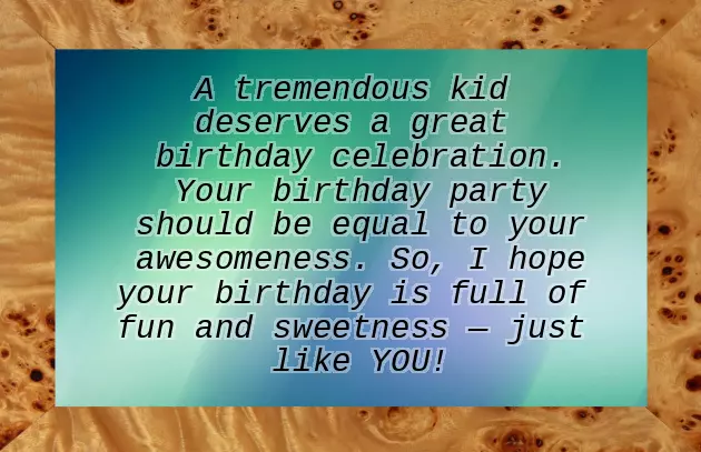 Birthday Quotes For Small Boy