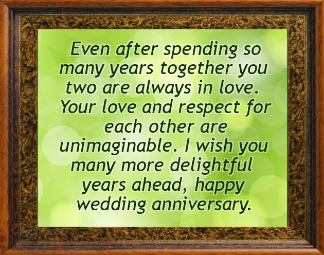 41St Wedding Anniversary Wishes For Parents