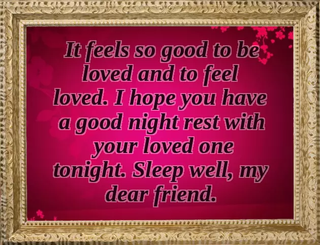 Good Night Wish For A Friend