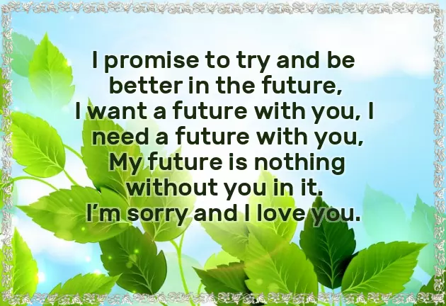 Sorry Poem For Girlfriend