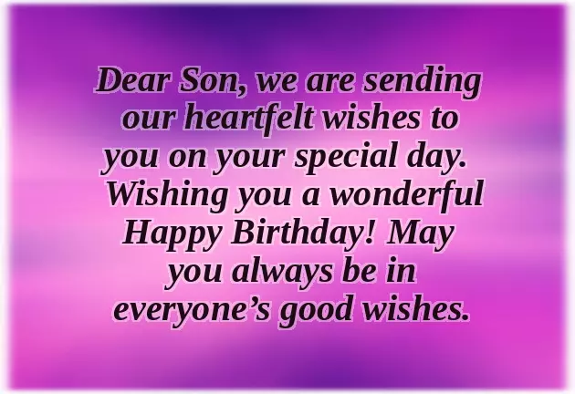 Birthday Wishes To My Sister Son