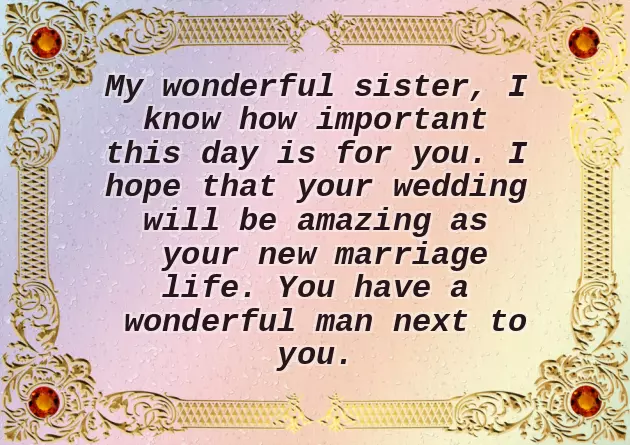 Wedding Wishes To Elder Sister Wedding Wishes To Elder Sister