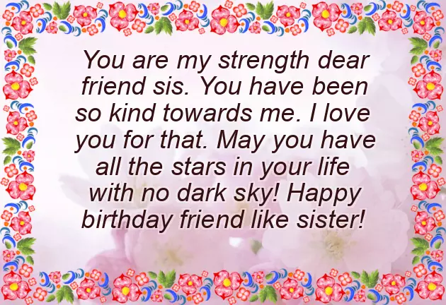 Happy Birthday Wishes For A Best Friend Like Sister Happy Birthday Wishes For A Best Friend Like Sister