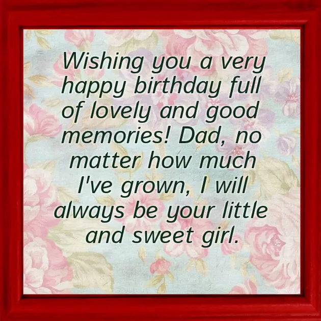 Happy Birthday Quotes For Father From Daughter Happy Birthday Quotes For Father From Daughter