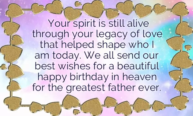 Happy Birthday In Heaven Message
