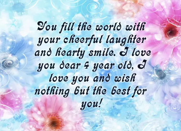 Happy 4Th Birthday My Daughter Happy 4Th Birthday My Daughter