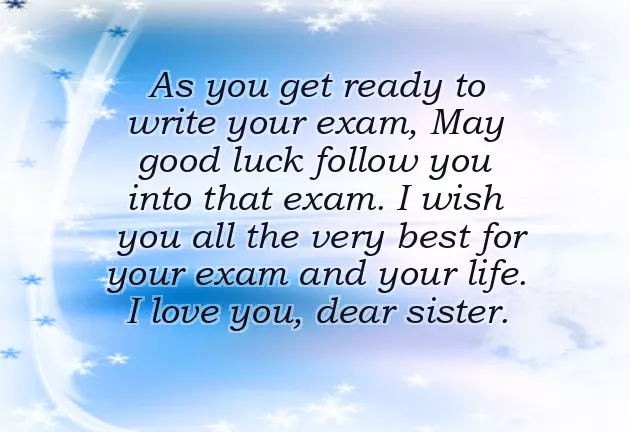 Exam Wishes Text