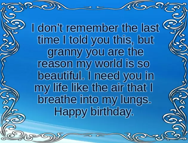 Birthday Wishes For Nana