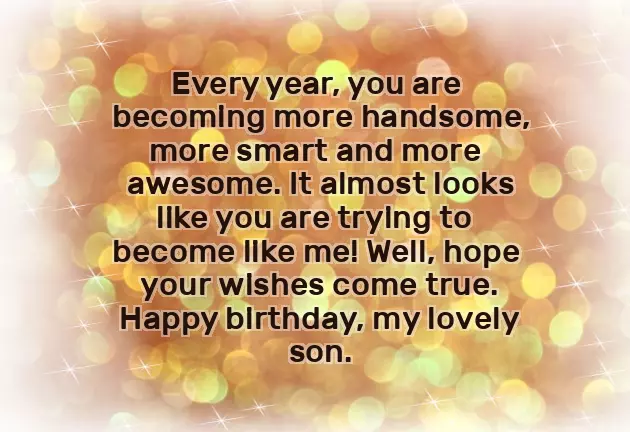Birthday Wishes For Little Son