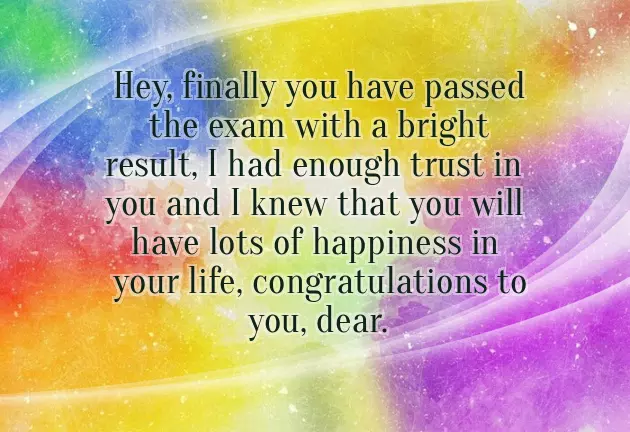 Congratulations On Your Good Grades