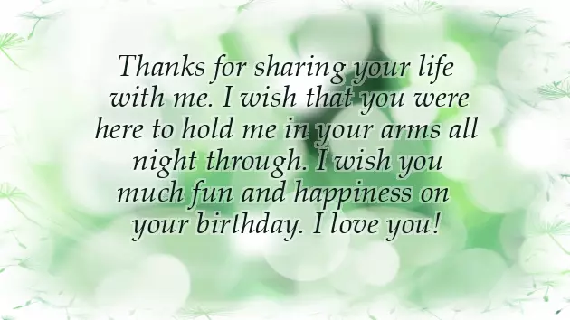 Cute Birthday Text For Him