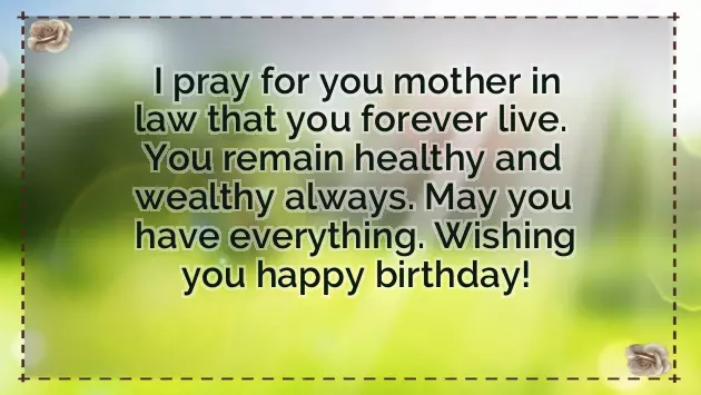 Happy Birthday Text For Mother In Law Happy Birthday Text For Mother In Law