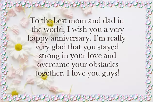 25Th Wedding Anniversary Wishes For Dad And Mom