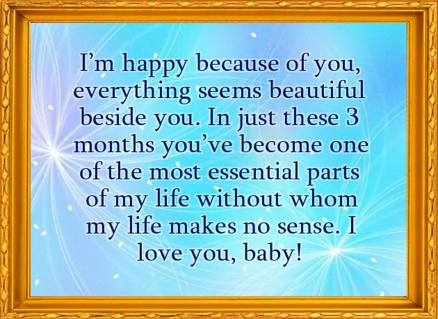 Happy 3 Month Anniversary