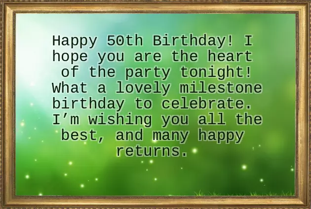 50Th Birthday Wishes To My Wife