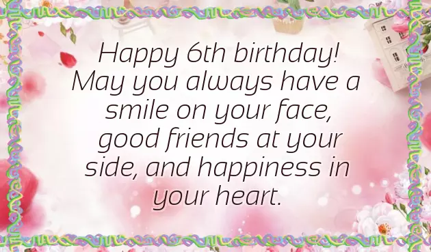 Happy Birthday Wishes For 6 Year Old Niece Happy Birthday Wishes For 6 Year Old Niece