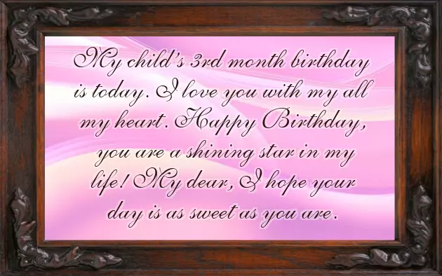 Congratulations For One Month Baby