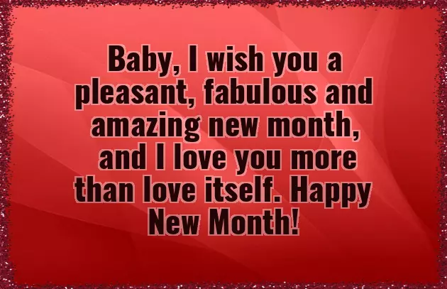 New Month Wishes For Girlfriend