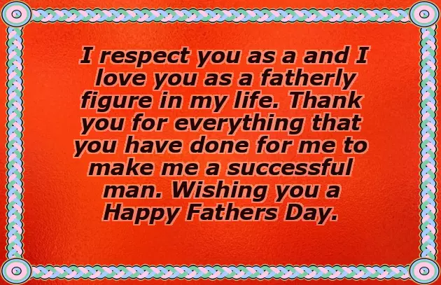 Fathers Day Message To My Boss