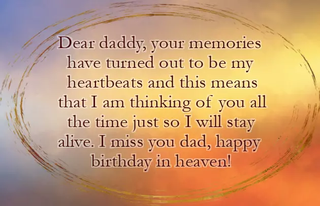 Birthday Wishes For Passed Away Dad