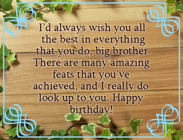Best Happy Birthday Wishes For Big Brother Best Happy Birthday Wishes For Big Brother