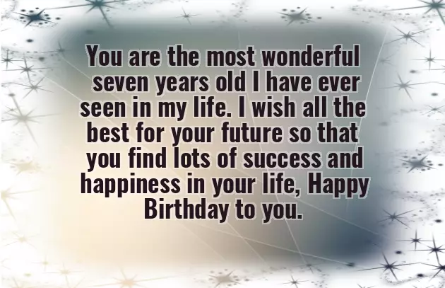 Greetings For 7Th Birthday Girl Greetings For 7Th Birthday Girl