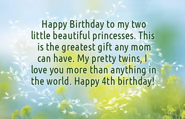 Happy Birthday Wishes 4 Years Old Girl