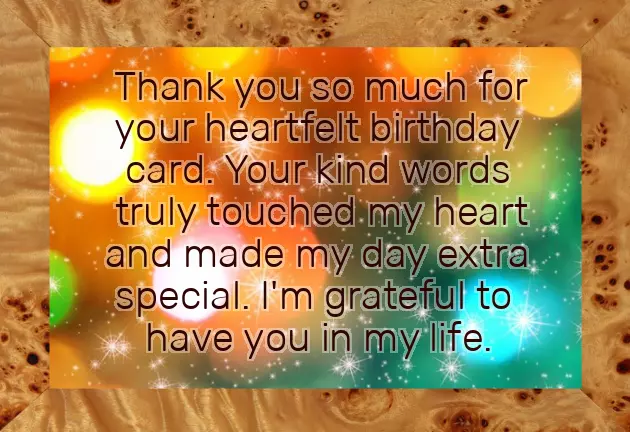 Thank You Message For Friends And Family On My Birthday