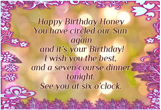 Birthday Status To Wife