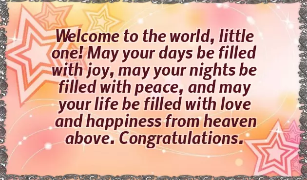 Baby Shower Congrats Message