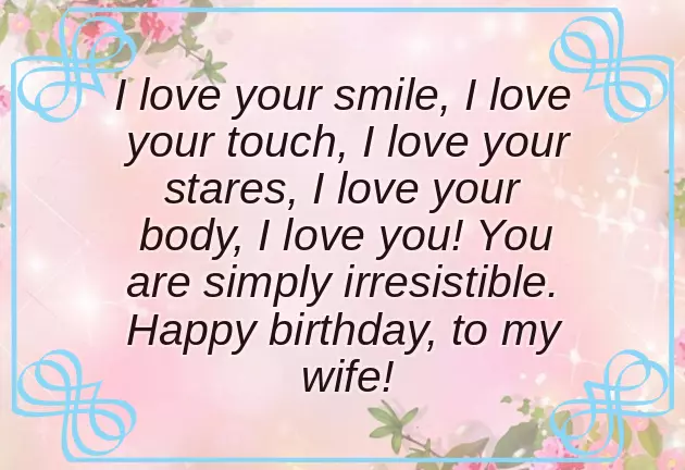Short And Sweet Birthday Wishes For Wife