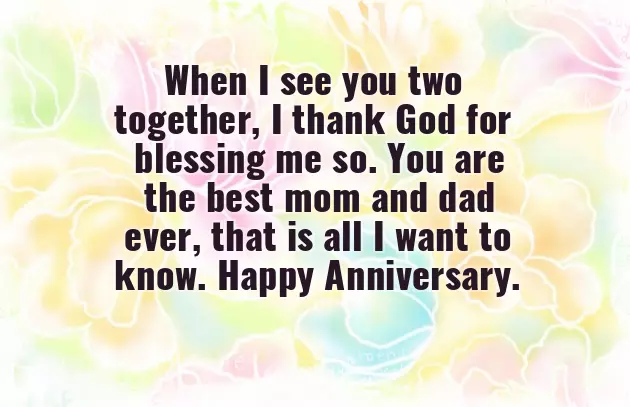 Mother Father Wedding Anniversary Wishes