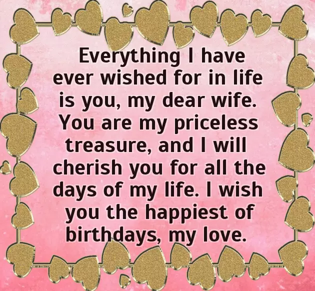 Birthday Wish For Lovely Wife