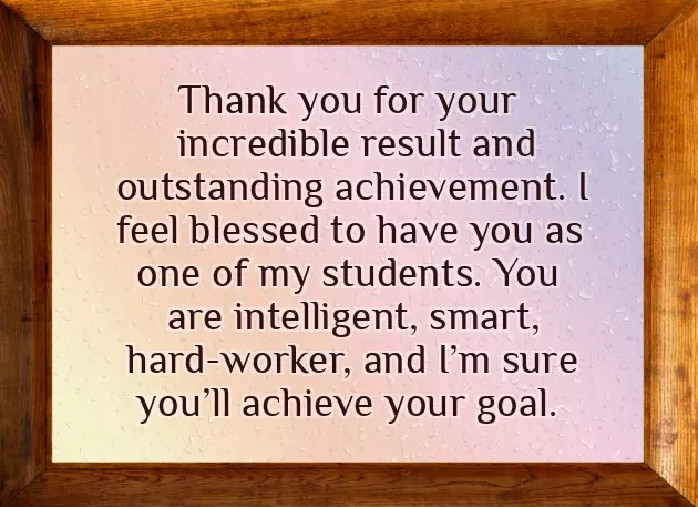 Congratulations And Keep Up The Good Work