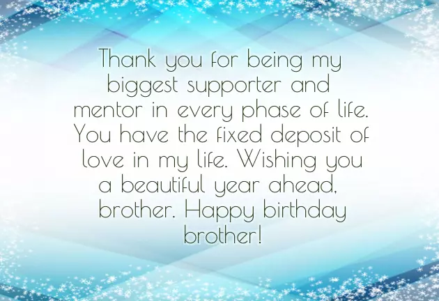 Happy Birthday To A Great Brother