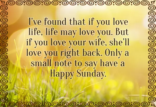 Sunday Wishes For Her