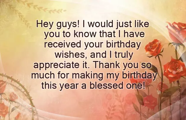 Thank You Note To Family For Birthday Wishes Thank You Note To Family For Birthday Wishes