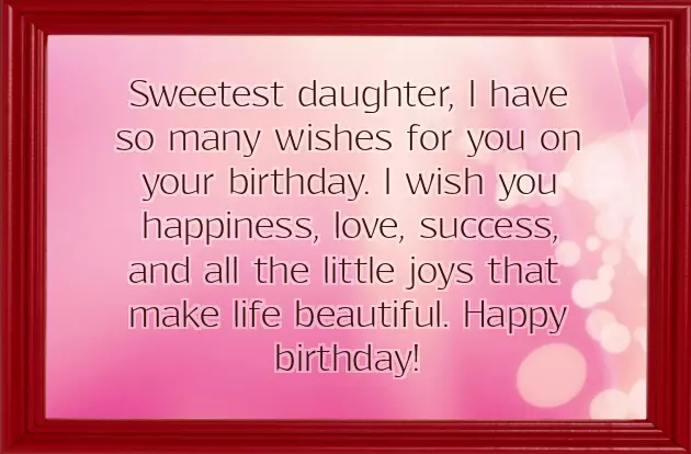 Birthday Wish To A Beautiful Girl