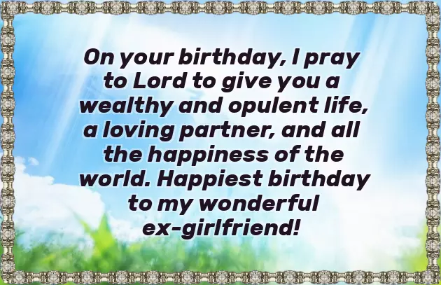 Birthday Wishes To Break Up Girlfriend