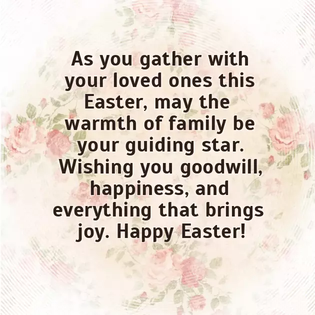 Easter Wishes Family